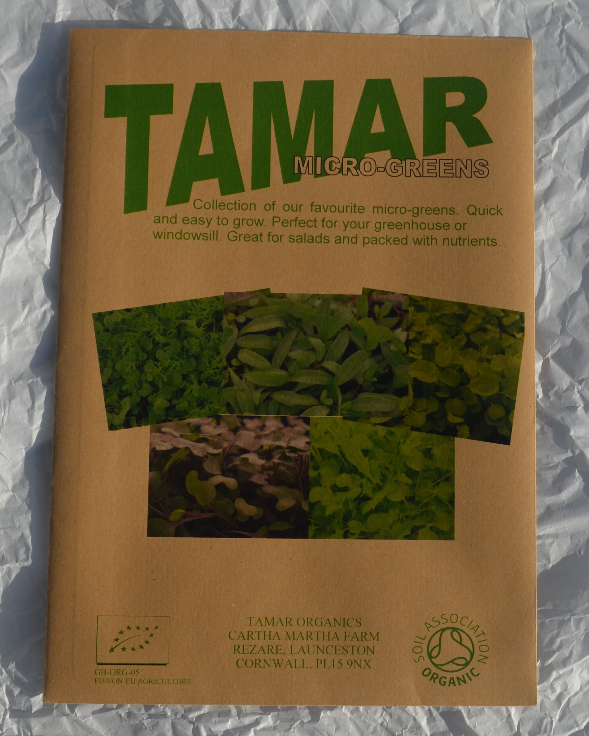 Tamar Organics Micro-Green Collection